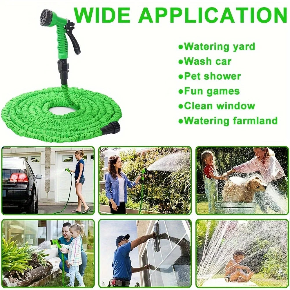 Water Magic Hose Pipe Stretchable Multi-Function Sprayer for Gardens, Cleaning, Car