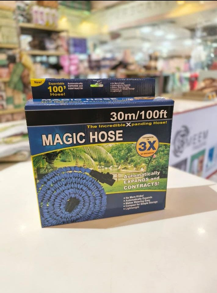 Water Magic Hose Pipe Stretchable Multi-Function Sprayer for Gardens, Cleaning, Car