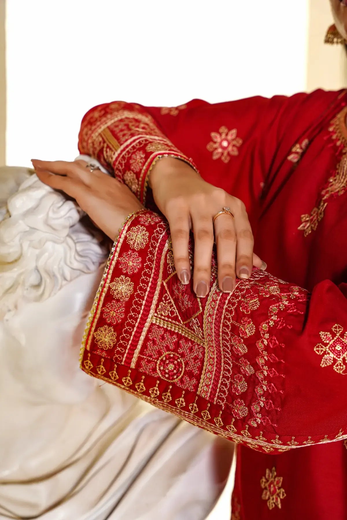 Imperial 2Pc - Embroidered Swiss Cambric Dress